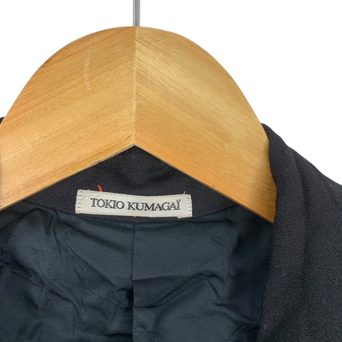 Tokio Kumagai Vintage TOKIO KUMAGAI JAPAN Double Breasted Peacoat Blazer Size 34R - 7 Thumbnail