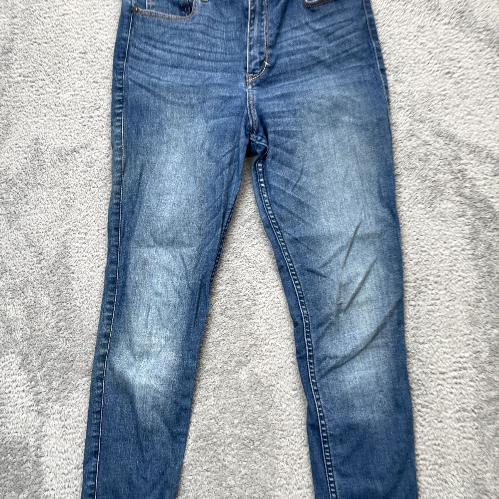 Abercrombie & Fitch Abercrombie And Fitch Womens Jeans 6S Blue Skinny Leg Denim Cotton Logo Stretch Size 28" / US 6 / IT 42 - 5 Thumbnail