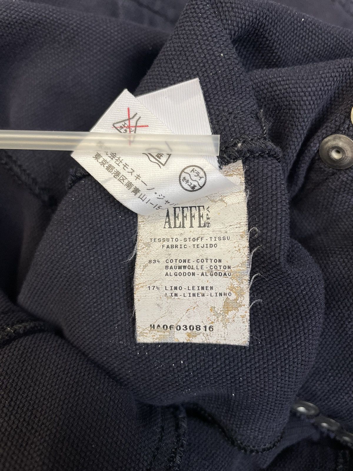 Moschino 1990s Moschino Cheap and Chic Riveted Canvas Jacket Size M / US 6-8 / IT 42-44 - 8 Thumbnail