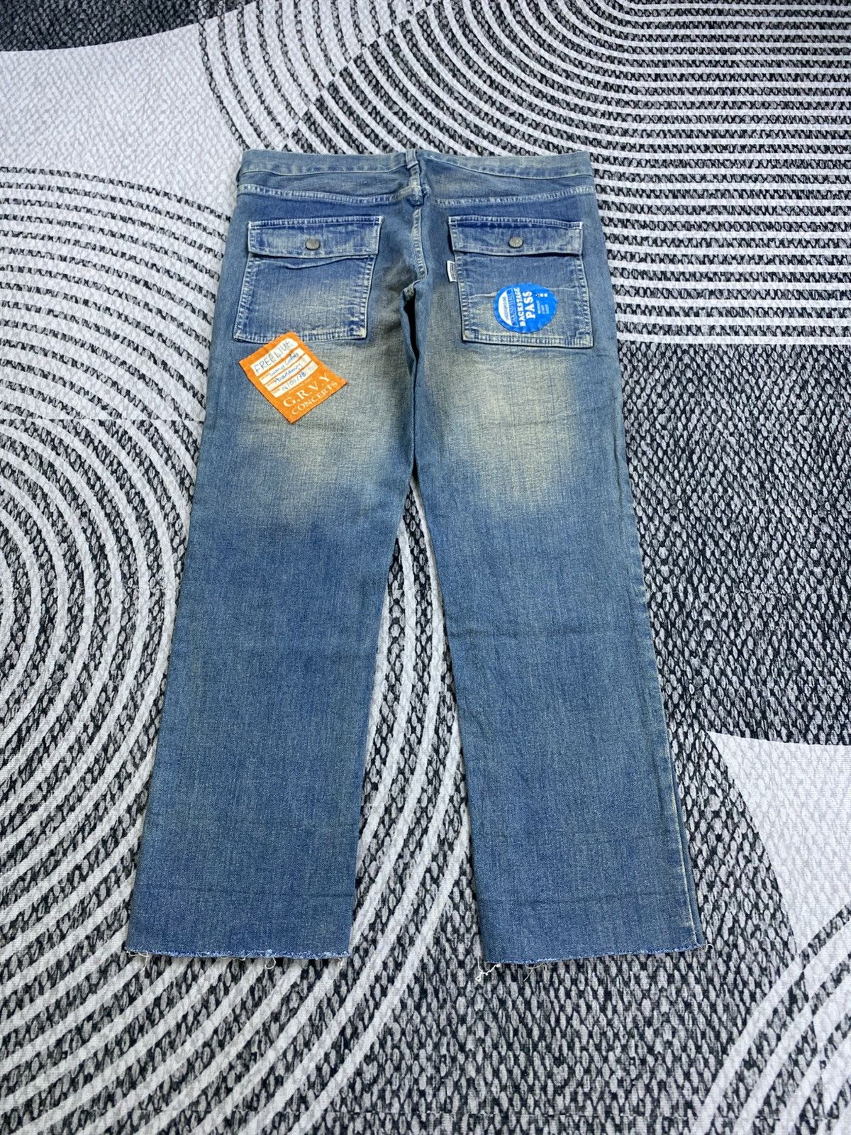 Hysteric Glamour Vtg Groovy Colors Hysteric Style Patches Bush Pants Jeans Size US 33 - 2 Thumbnail