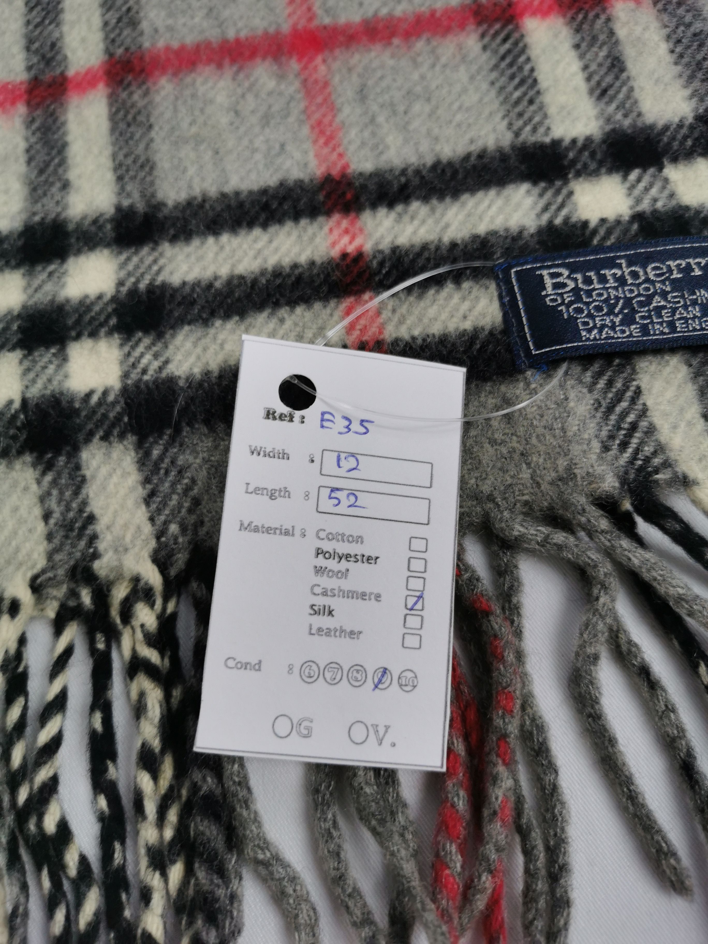 Burberry Burberry cashmere scarf muffler Size ONE SIZE - 5 Thumbnail