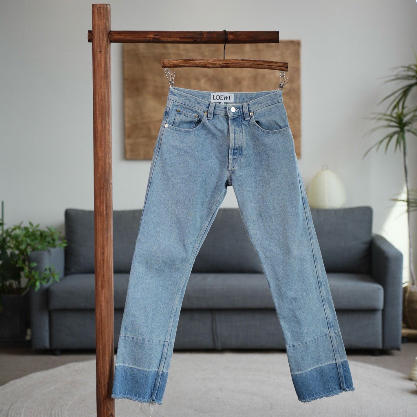 Loewe Loewe Retro Denim Blue Jeans 36 Women Size 36" / US 14 / IT 50 - 1 Thumbnail