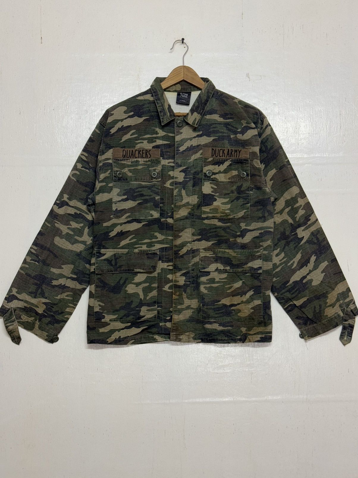 Japanese Brand B one Soul Army Jacket Size US L / EU 52-54 / 3 - 5 Thumbnail