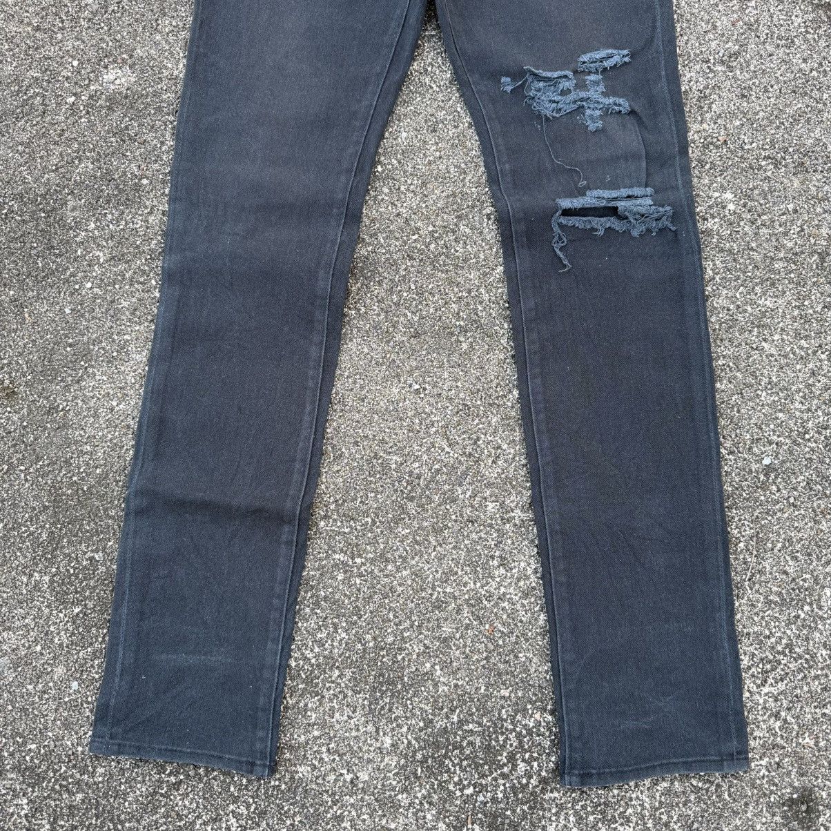 GU VINTAGE GU DENIM SLIM FIT BLACK JEAN PANTS Size US 31 - 4 Thumbnail