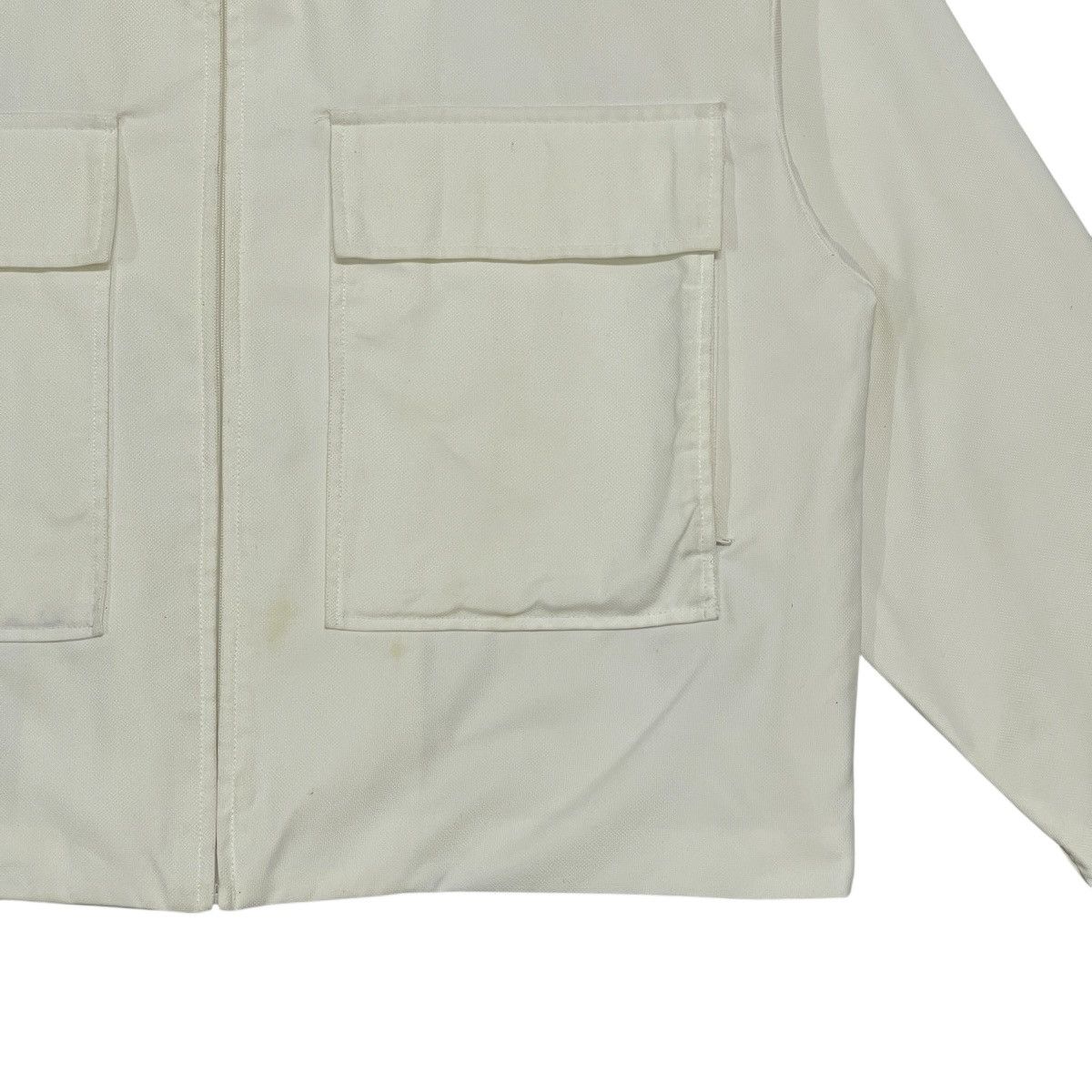 Opening Ceremony Opening Ceremony Off White Minimalist Cropped Zip-Up Jacket Size US M / EU 48-50 / 2 - 3 Thumbnail