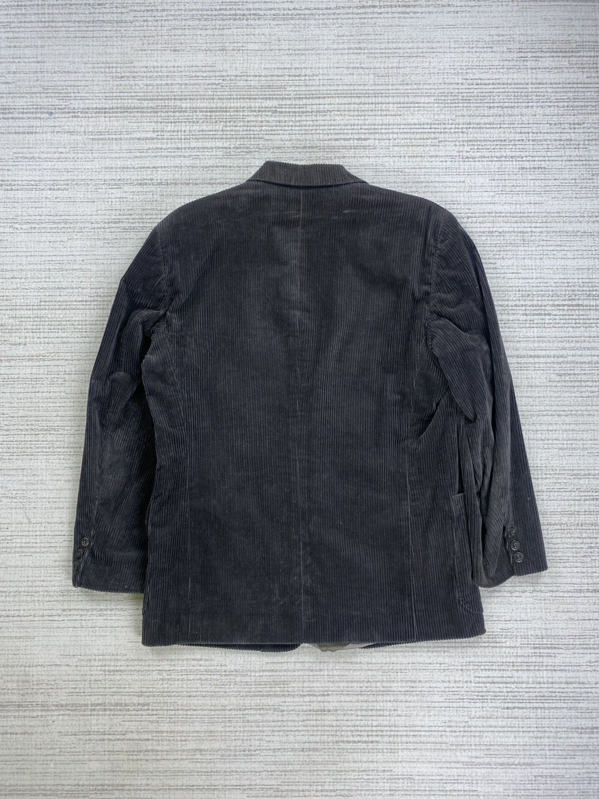 Burberry × Vintage Vtg 90s Burberrys London Corduroy Blazer Jacket Size US M / EU 48-50 / 2 - 2 Thumbnail