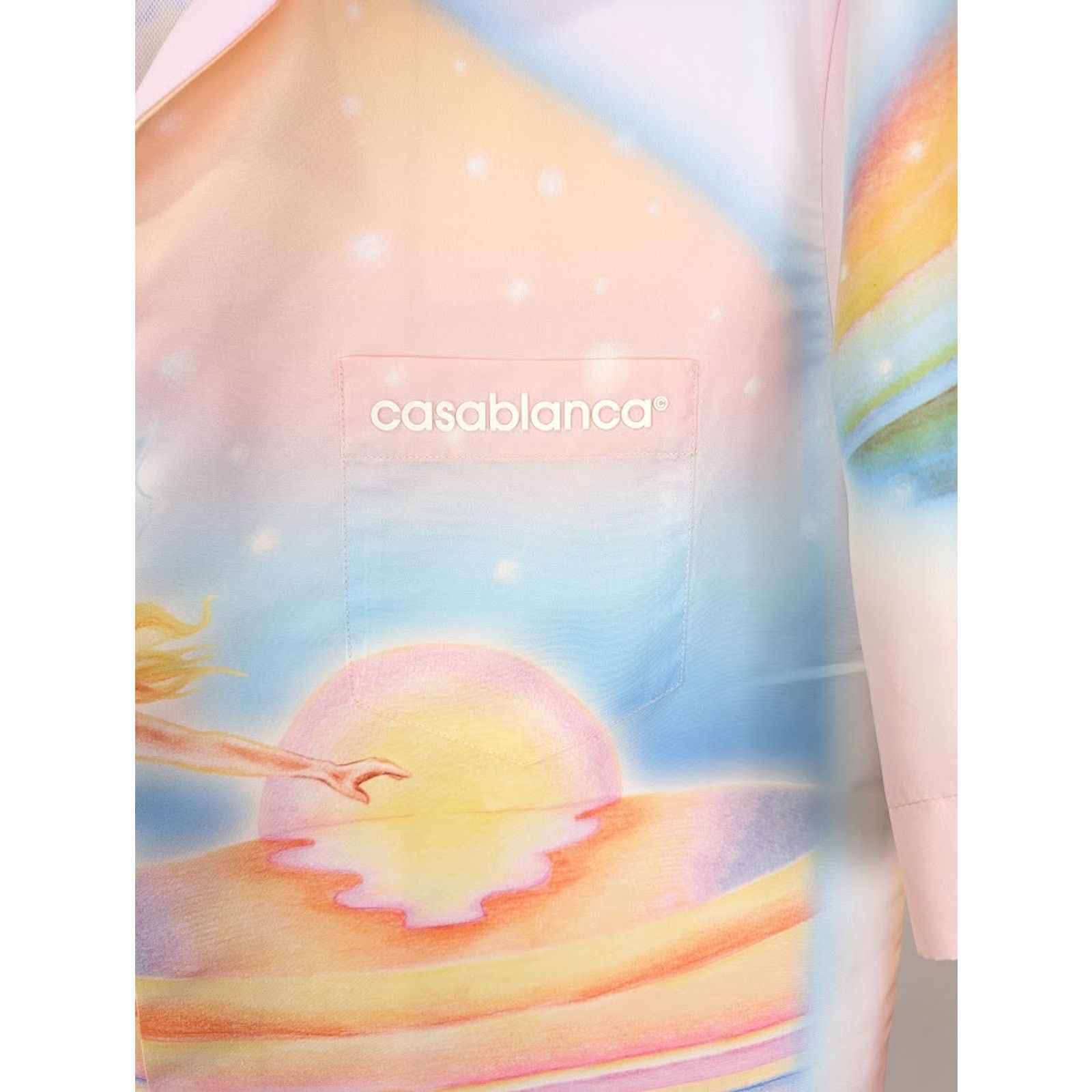 Casablanca o1rshd1 DUP / Printed Swim Open Collar Shirt in Multicolor Size US L / EU 52-54 / 3 - 4 Thumbnail