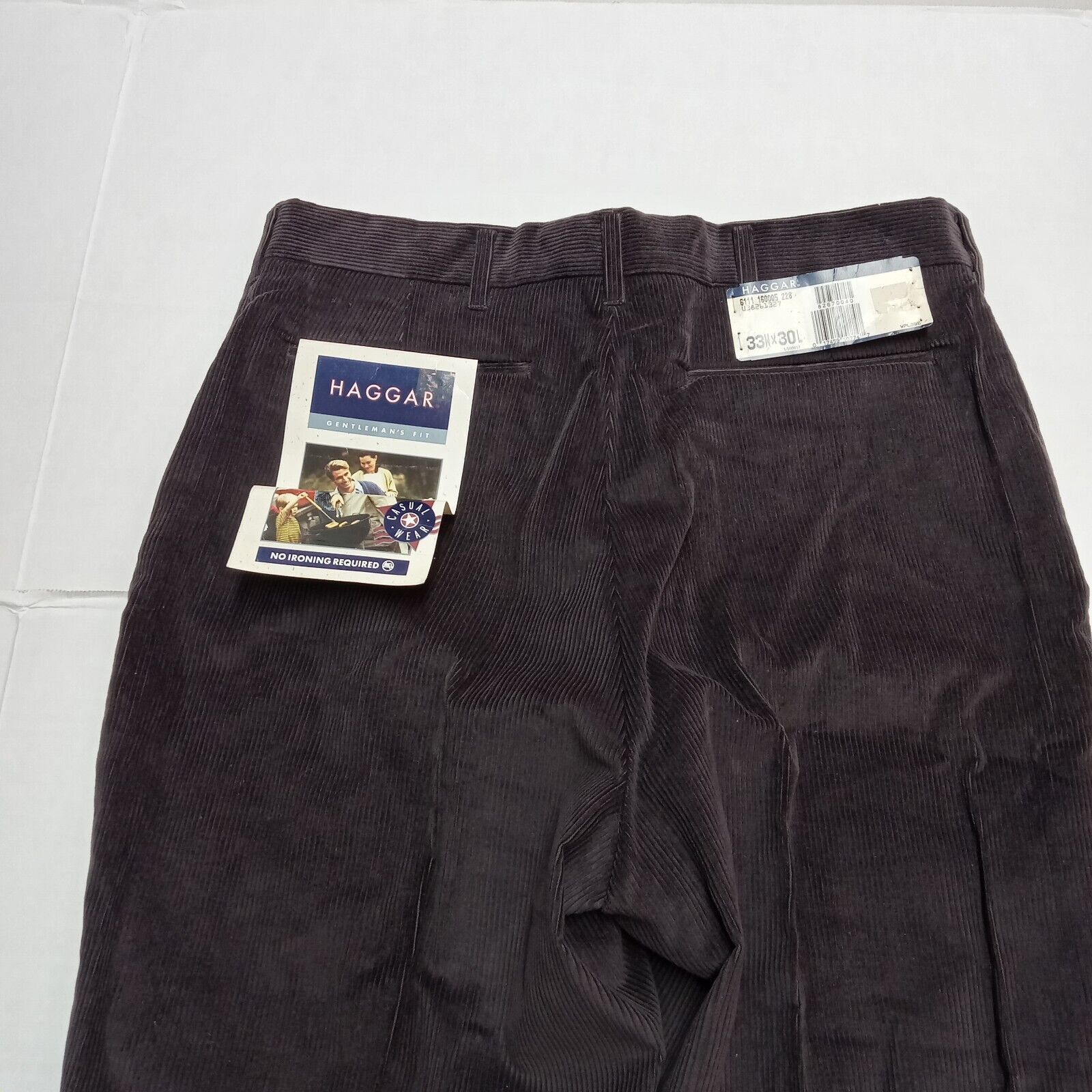 Haggar Vintage Haggar Corduroy Pants Men’s 33x30 Brown Trousers Size US 33 - 8 Thumbnail