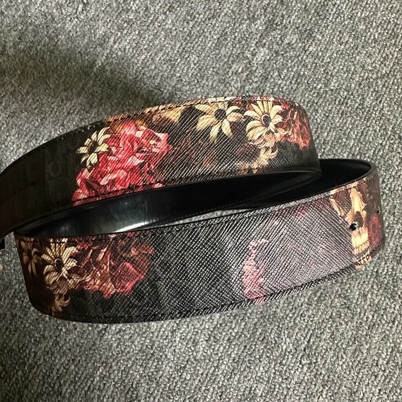 Dior Dior Rose skull belt Size ONE SIZE - 4 Thumbnail