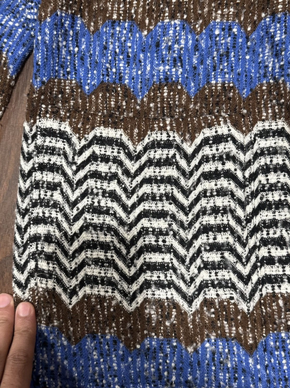 Missoni MISSONI ZIG ZAG CHEVRON LONG CARDIGAN Size M / US 6-8 / IT 42-44 - 5 Thumbnail