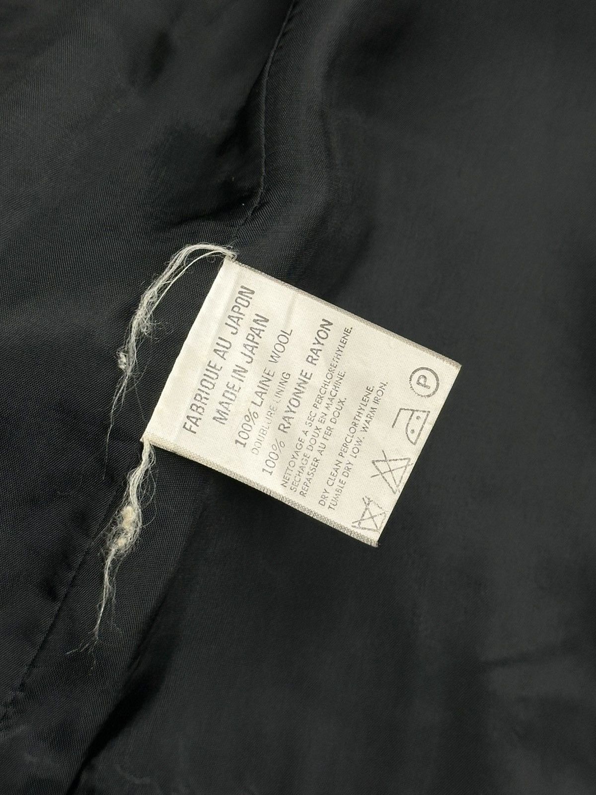 Yohji Yamamoto Yohji Yamamoto - Femme Archived A/W1997 Stand Collar Wool Size S / US 4 / IT 40 - 12 Thumbnail