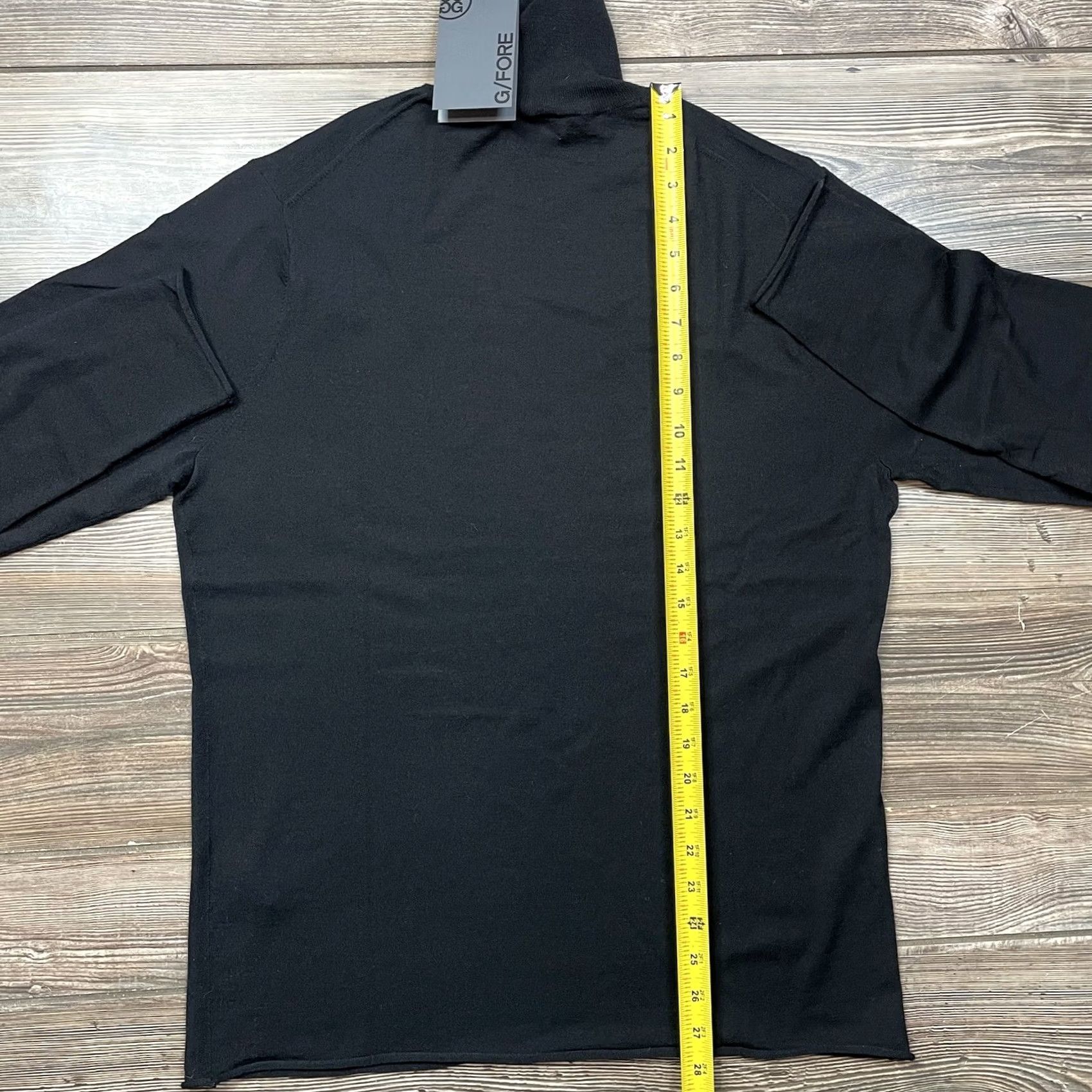 G/Fore Men's Merino Wool Blend Turtleneck Sweater Black Size Medium, Men's — image 6 of 6
