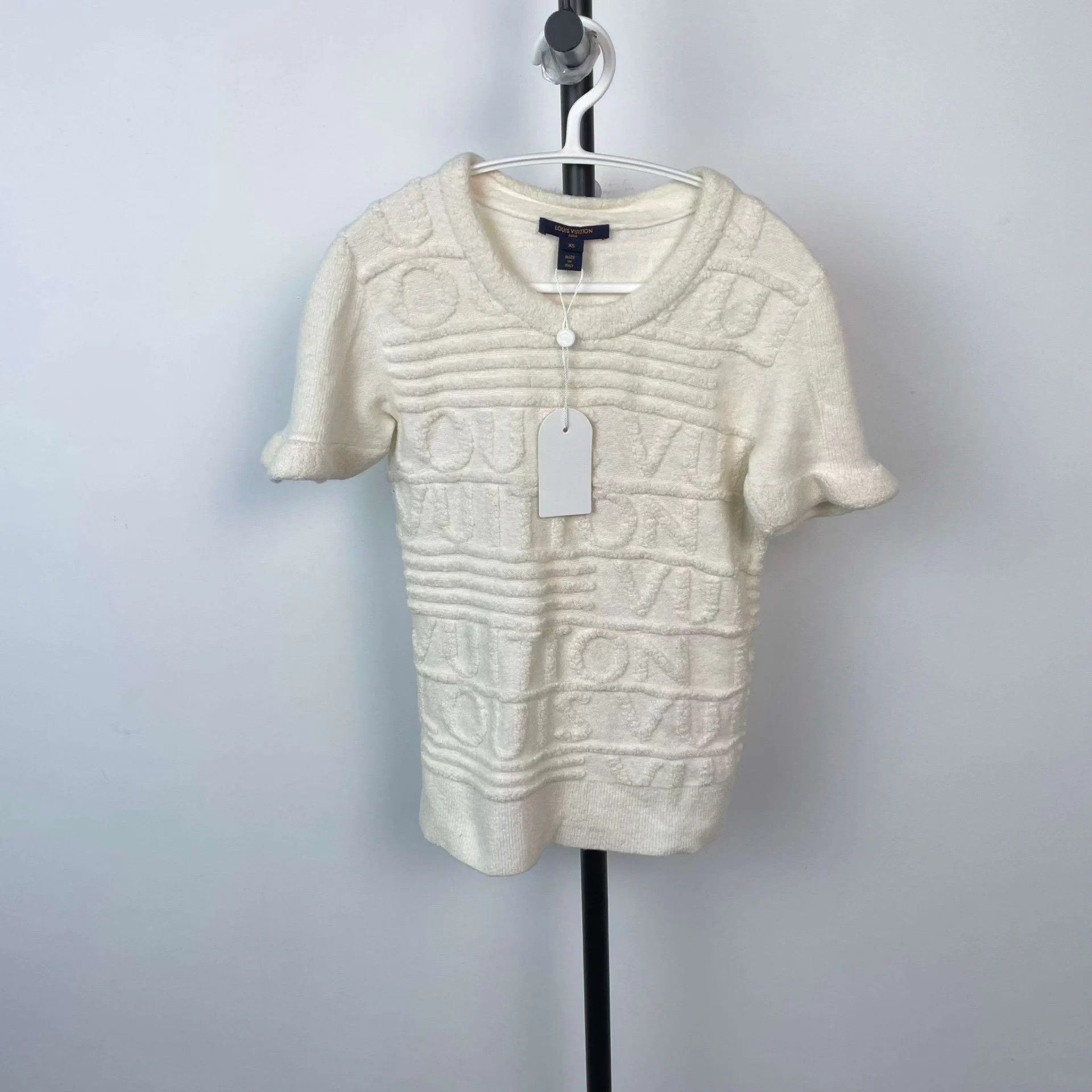 Louis Vuitton LV knit sweater XS white Size XS / US 0-2 / IT 36-38 - 1 Thumbnail