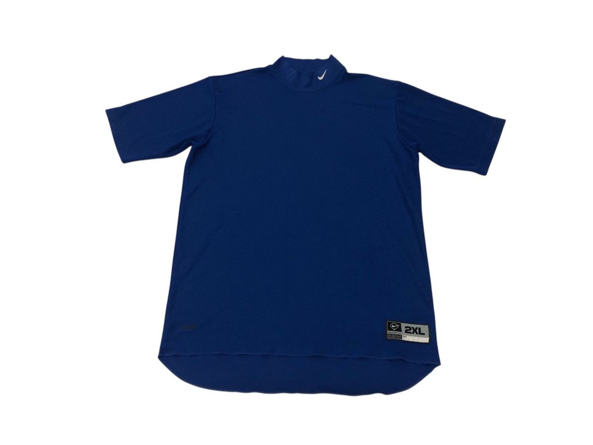 VINTAGE NIKE BASEBALL DRI-FIT UV MOCKNECK EMBROIDERY SWOOSH