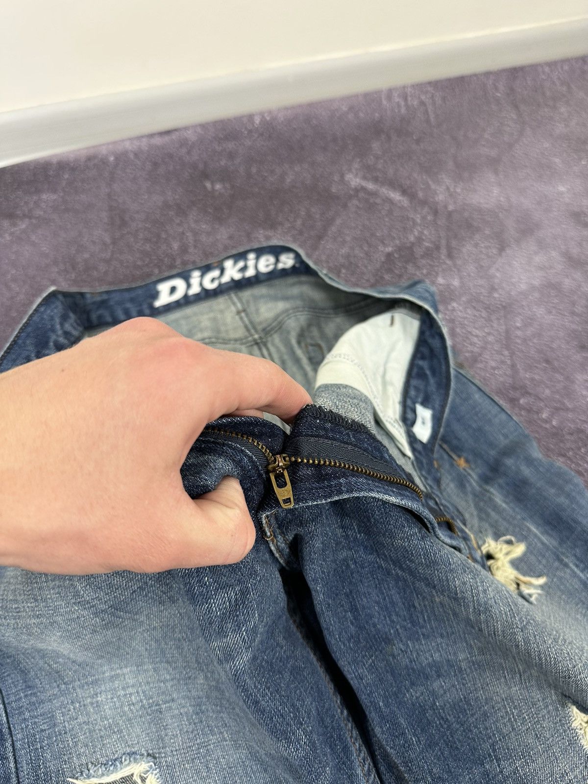 Dickies Vintage Dickies Distressed USA Faded Opium Work Hype Jeans Size US 34 / EU 50 - 12 Thumbnail