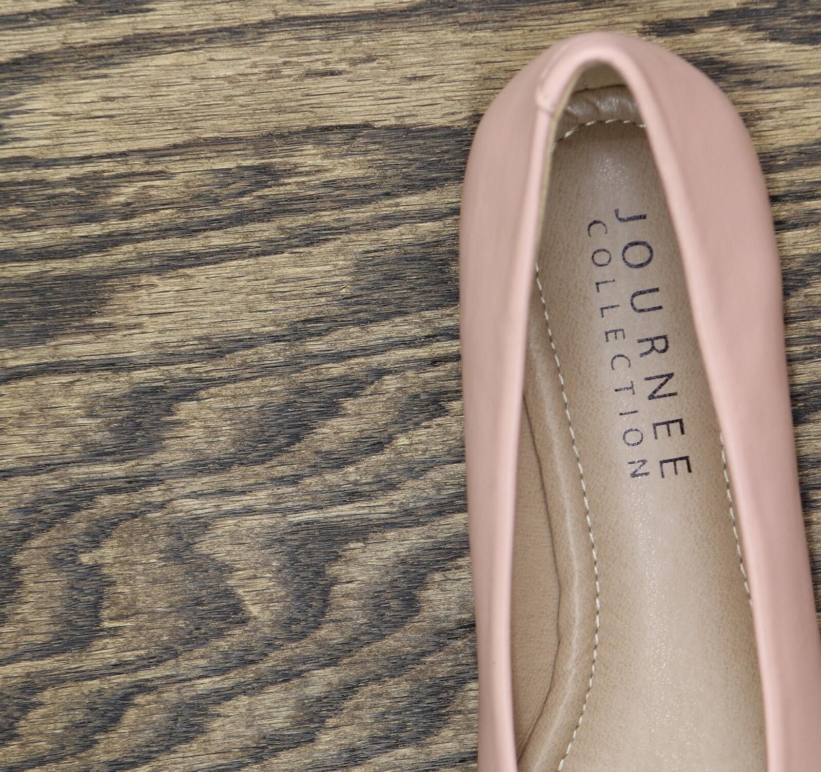 Other Nwt Journee Collection Dressy Ballet Flats Renzo-wd Pink 8w Size US 8 / IT 38 - 7 Thumbnail