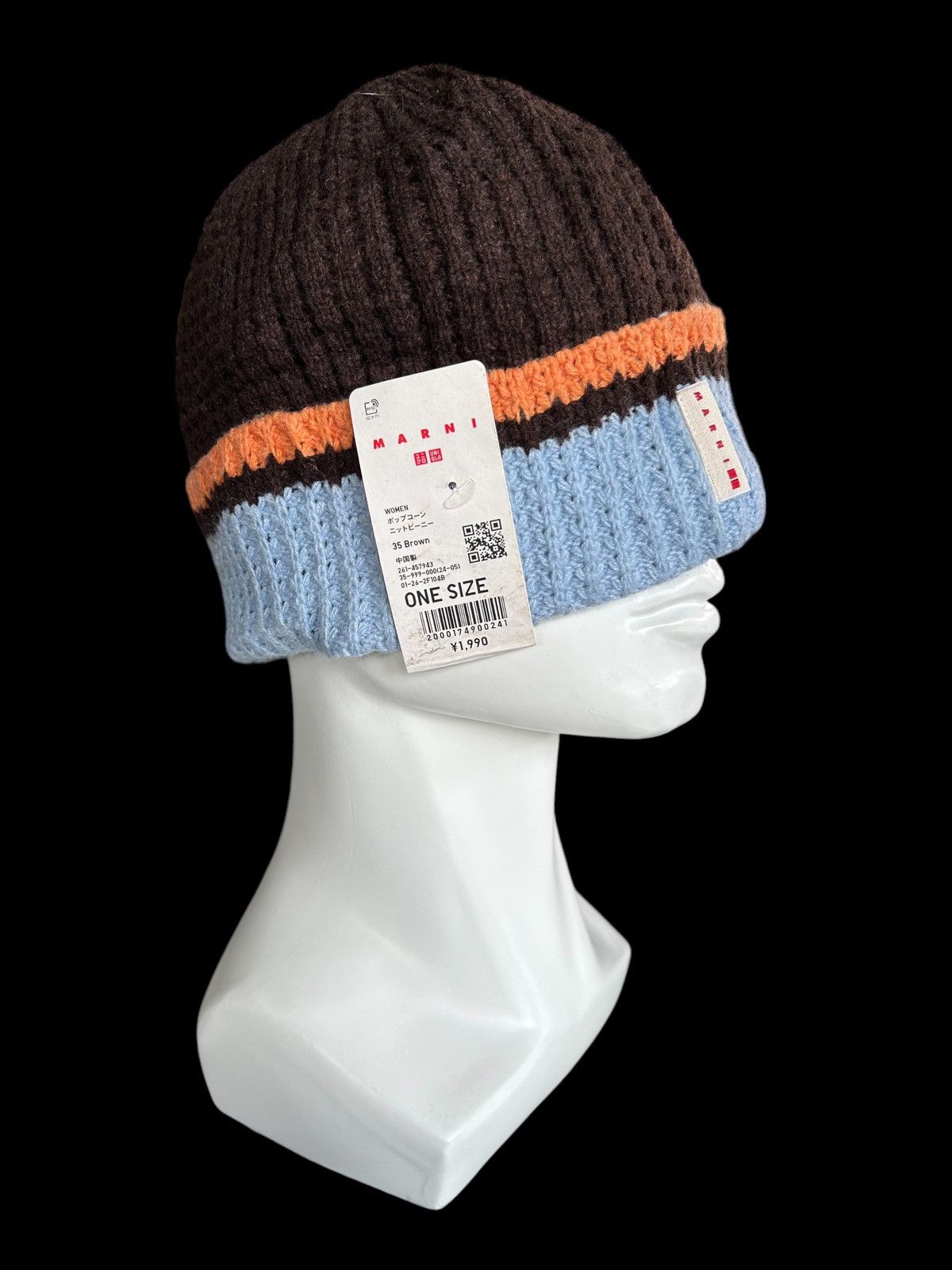 Marni Marni x japanese Brand Uniqlo With tags knitt Beanie Hats Size ONE SIZE - 2 Thumbnail
