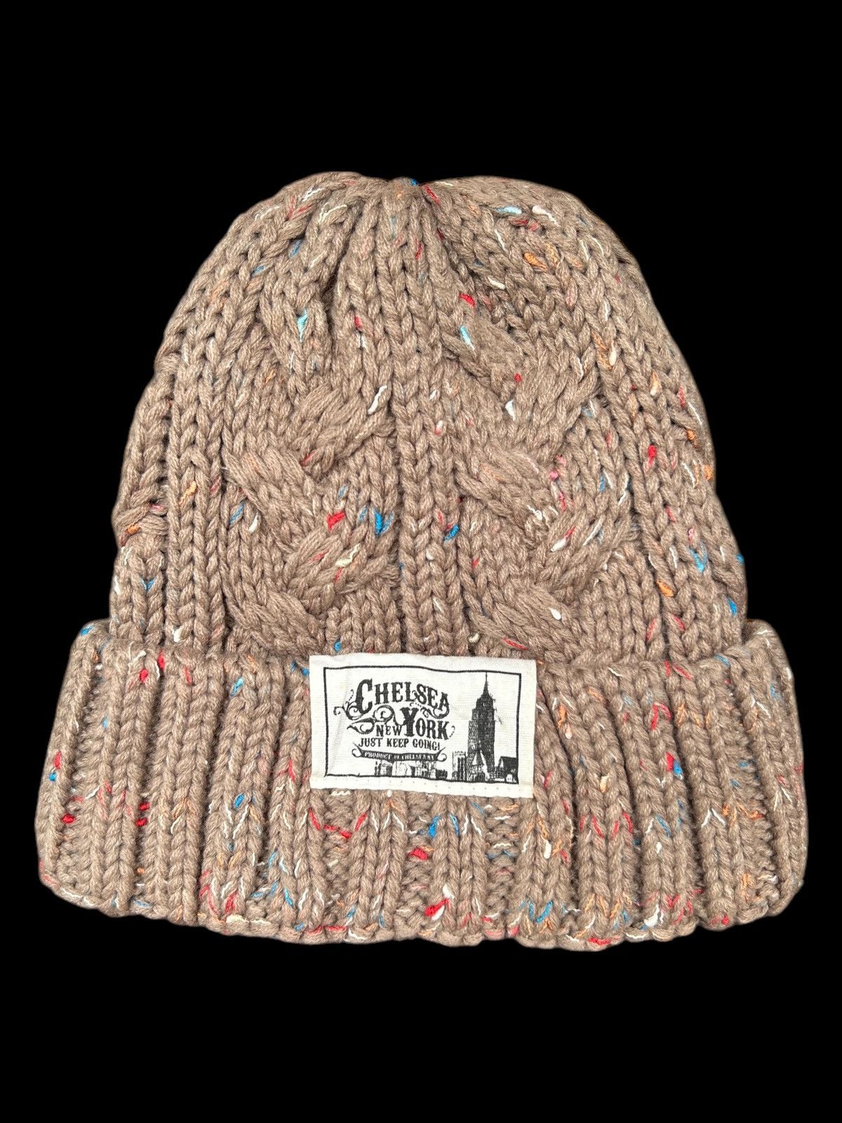 Japanese Brand × Kapital × Vintage Chelsea New York Crochet Knitt Beanie Hats Size ONE SIZE - 1 Thumbnail