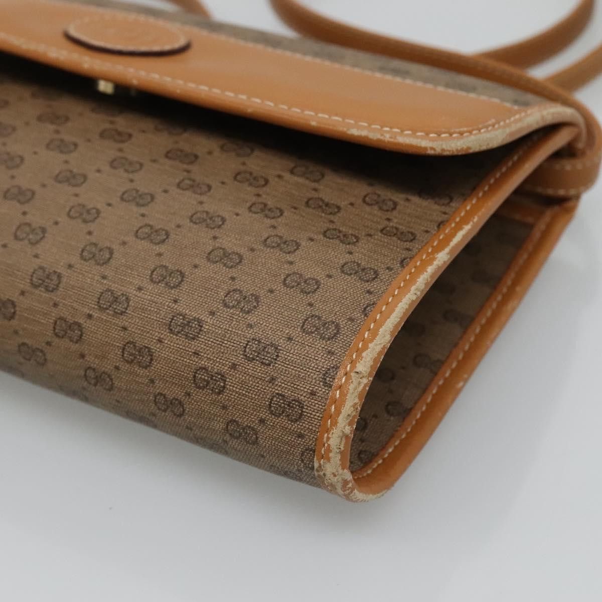 Gucci GUCCI Micro GG Supreme Shoulder Bag Pvc Beige Gold 004 89 Size ONE SIZE - 10 Thumbnail