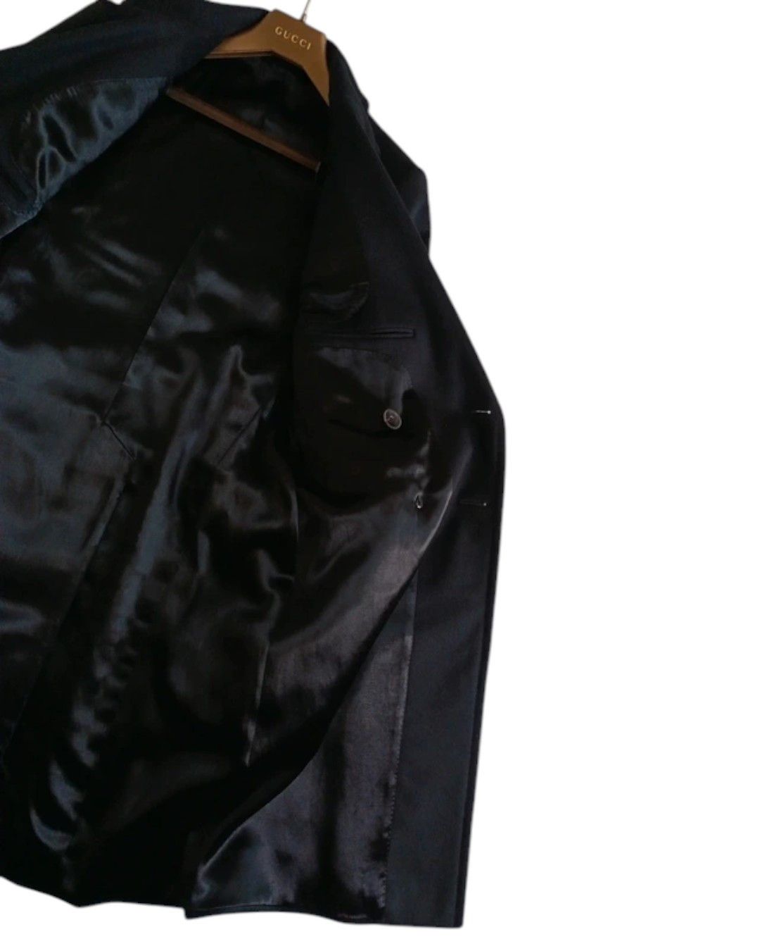 Gucci F/W 2001 DOUBLE BREASTED WOOL COAT BY TOM FORD Size US M / EU 48-50 / 2 - 6 Thumbnail