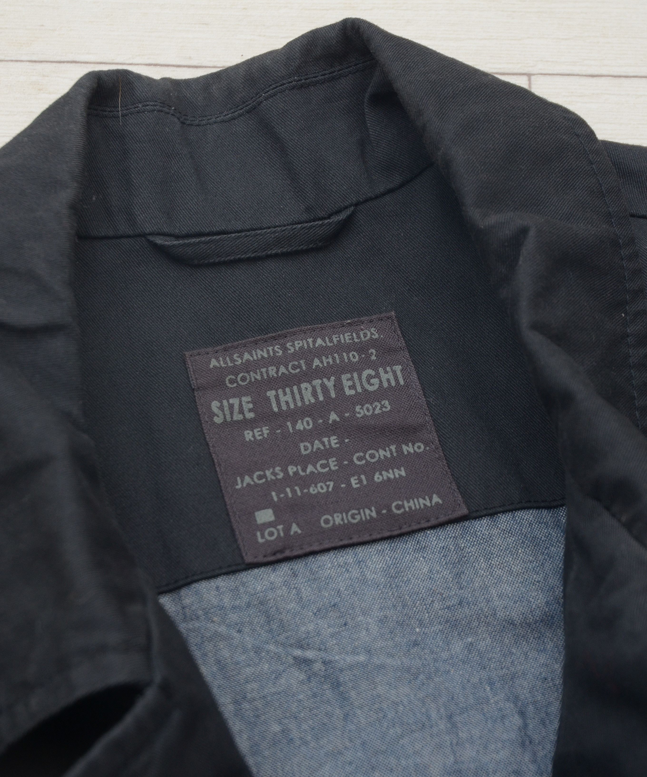 Allsaints × Vintage AllSaints Spitalfields Merchant Distressed Field Jacket Army Size US M / EU 48-50 / 2 - 7 Thumbnail