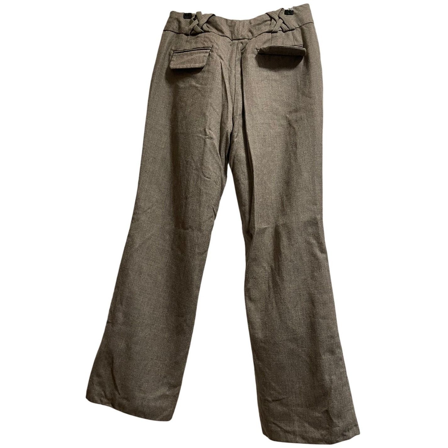 Other Vintage 90s David N. Wool Slacks Size 6 - Y2K - Khaki / Tan Size 28" / US 6 / IT 42 - 6 Thumbnail