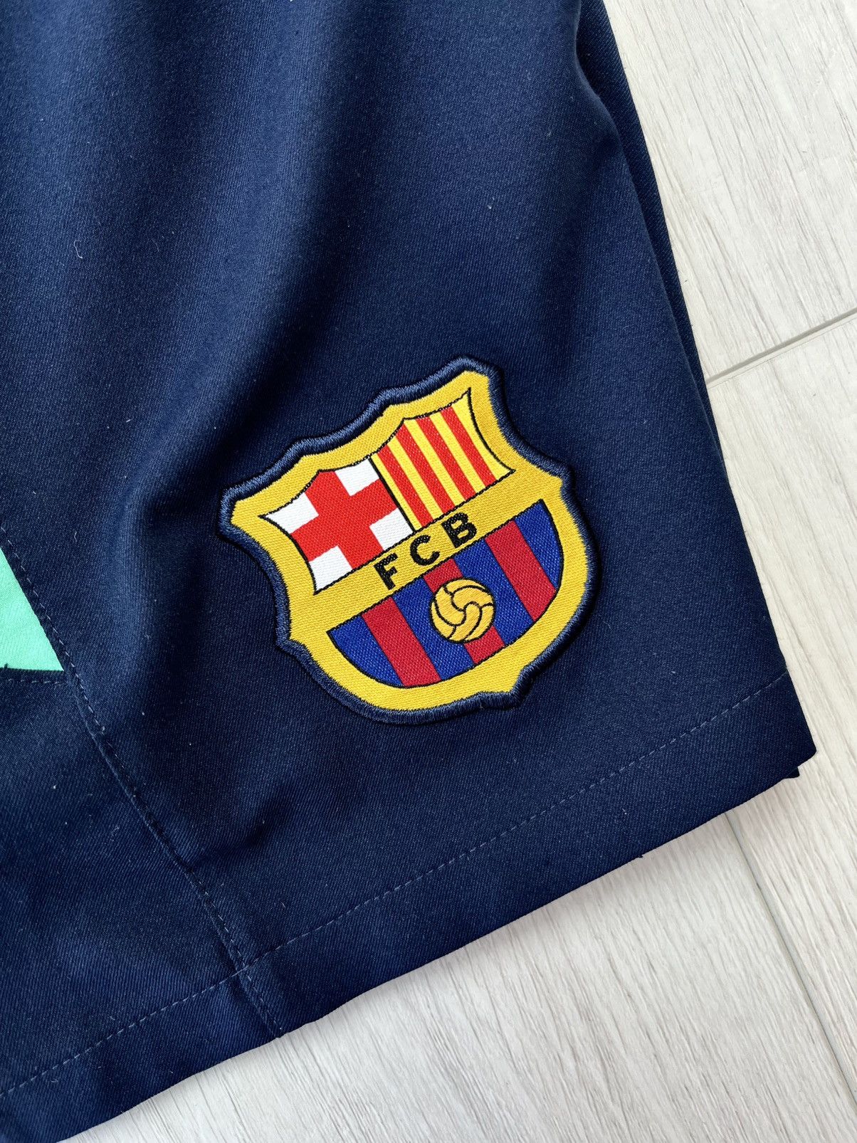 Nike Nike Barcelona Soccer Shorts Football Blokecore Y2K Messi Size US 30 / EU 46 - 5 Thumbnail