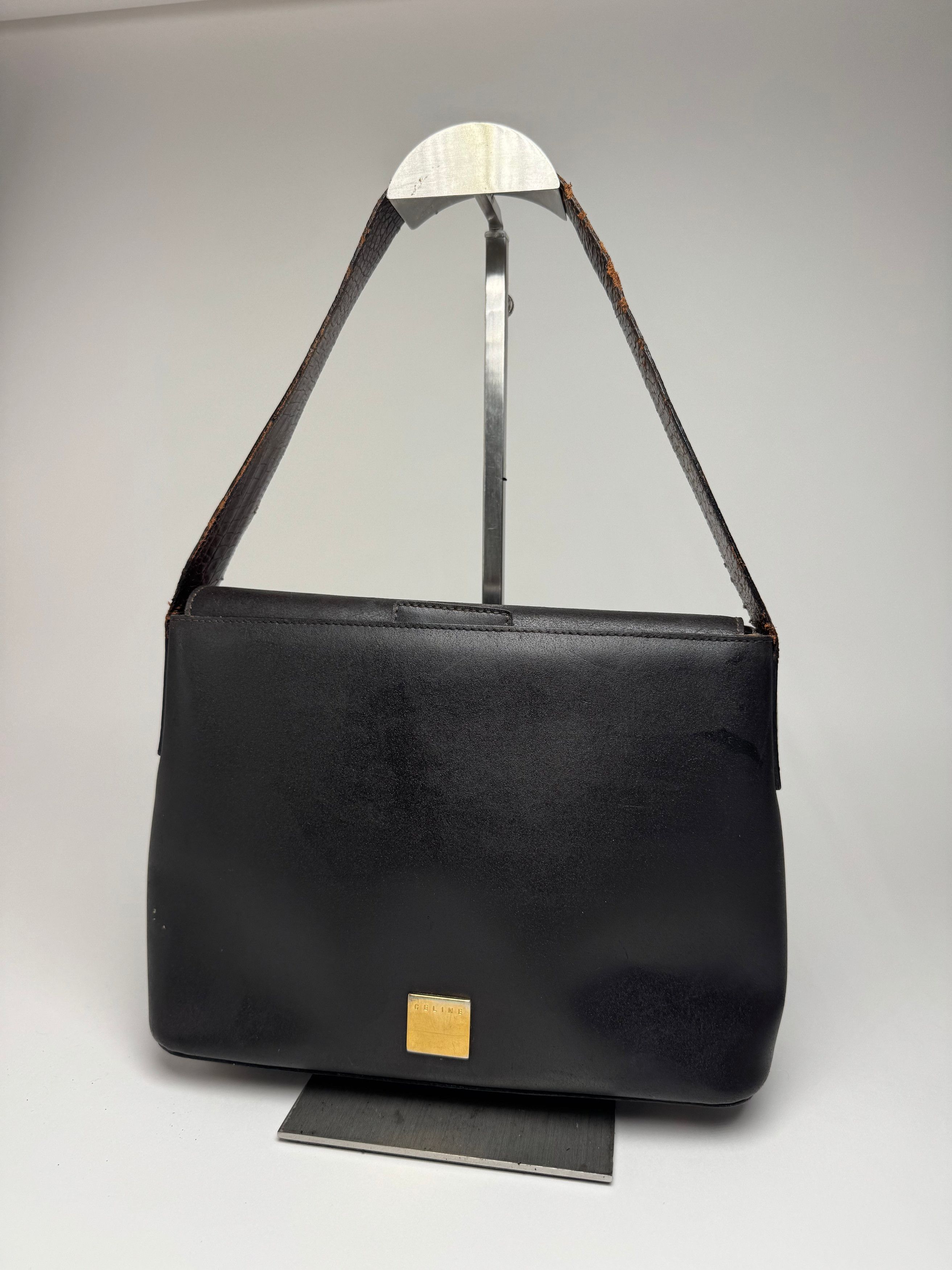 Celine Vintage Leather bag brown Size ONE SIZE - 1 Thumbnail