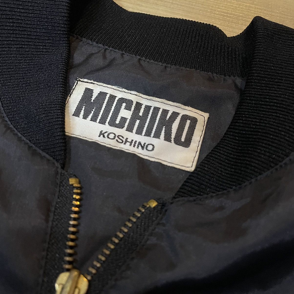 Japanese Brand × Michiko Koshino × Michiko Koshino London Rare vintage 90s michiko koshino london bomber jacket Size US XL / EU 56 / 4 - 5 Thumbnail