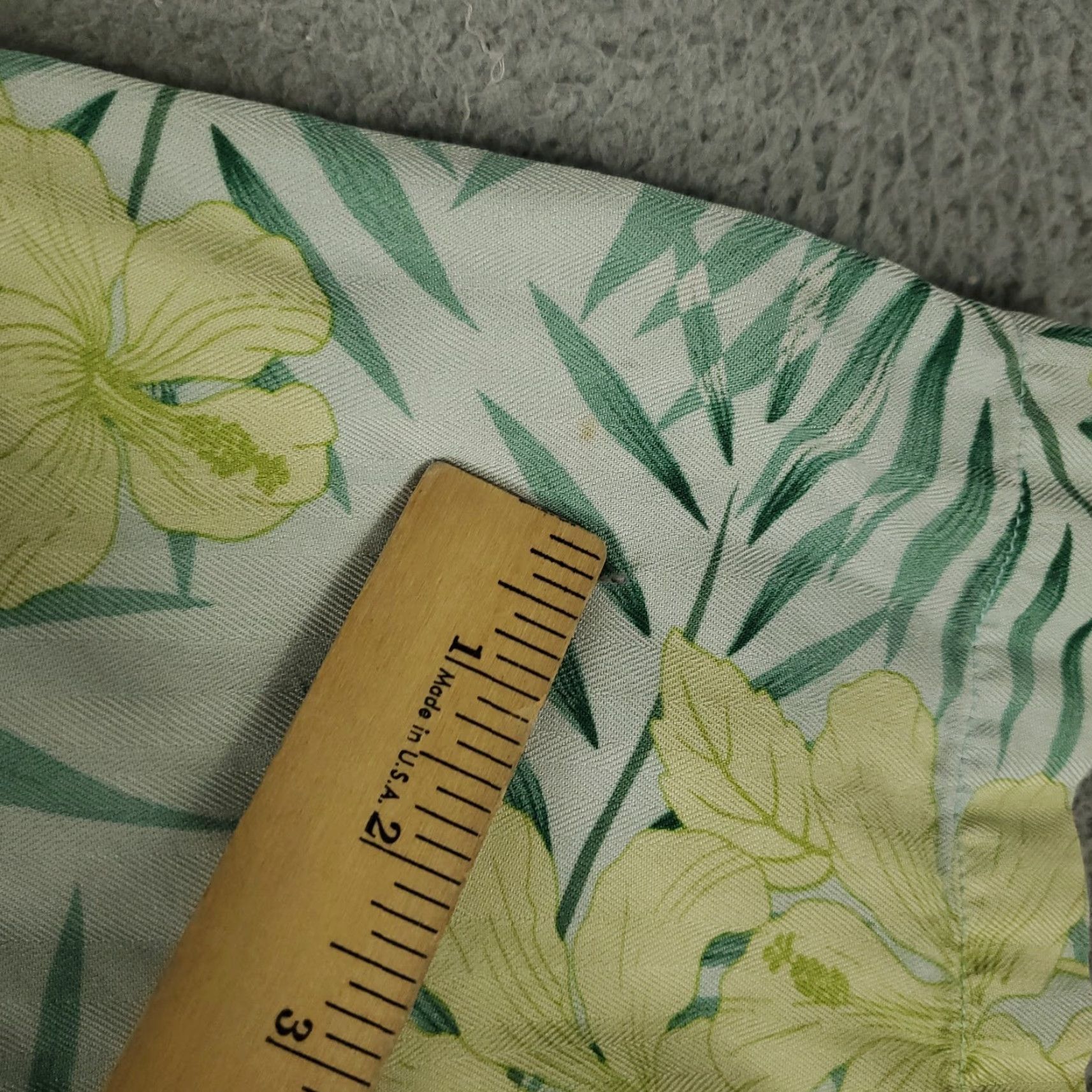 Tommy Bahama Tommy Bahama Shirt Mens Medium Green Floral Silk Hawaiian Button Up Short Sleeve Size US M / EU 48-50 / 2 - 5 Thumbnail