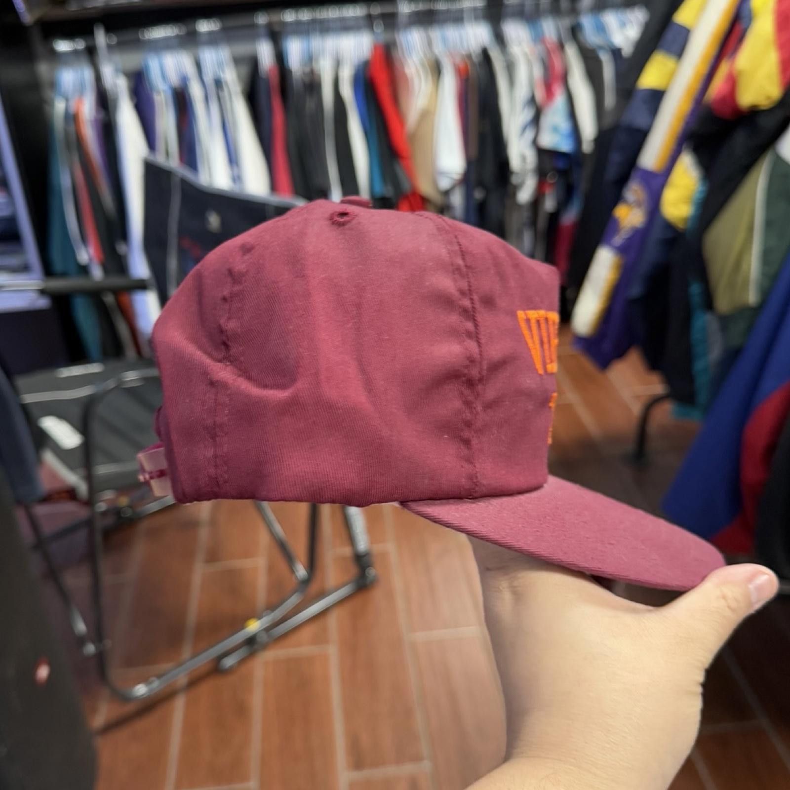 Designer 80s Virgina Tech Snapback Size ONE SIZE - 3 Thumbnail