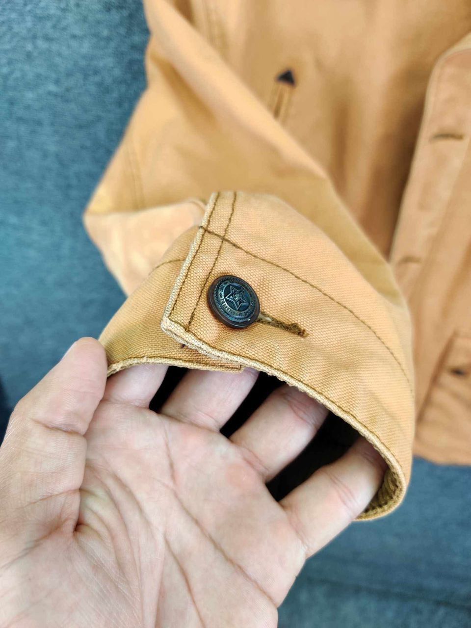 Japanese Brand Vintage 90s Go Ford Hunting Canvas Chore Jacket Size US L / EU 52-54 / 3 - 15 Thumbnail