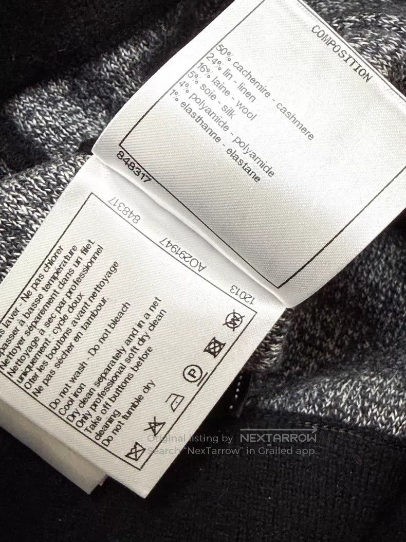 Chanel Chanel Rhinestone buckle cashmere silk blended Bermuda cas Size 26" / US 2 / IT 38 - 9 Thumbnail