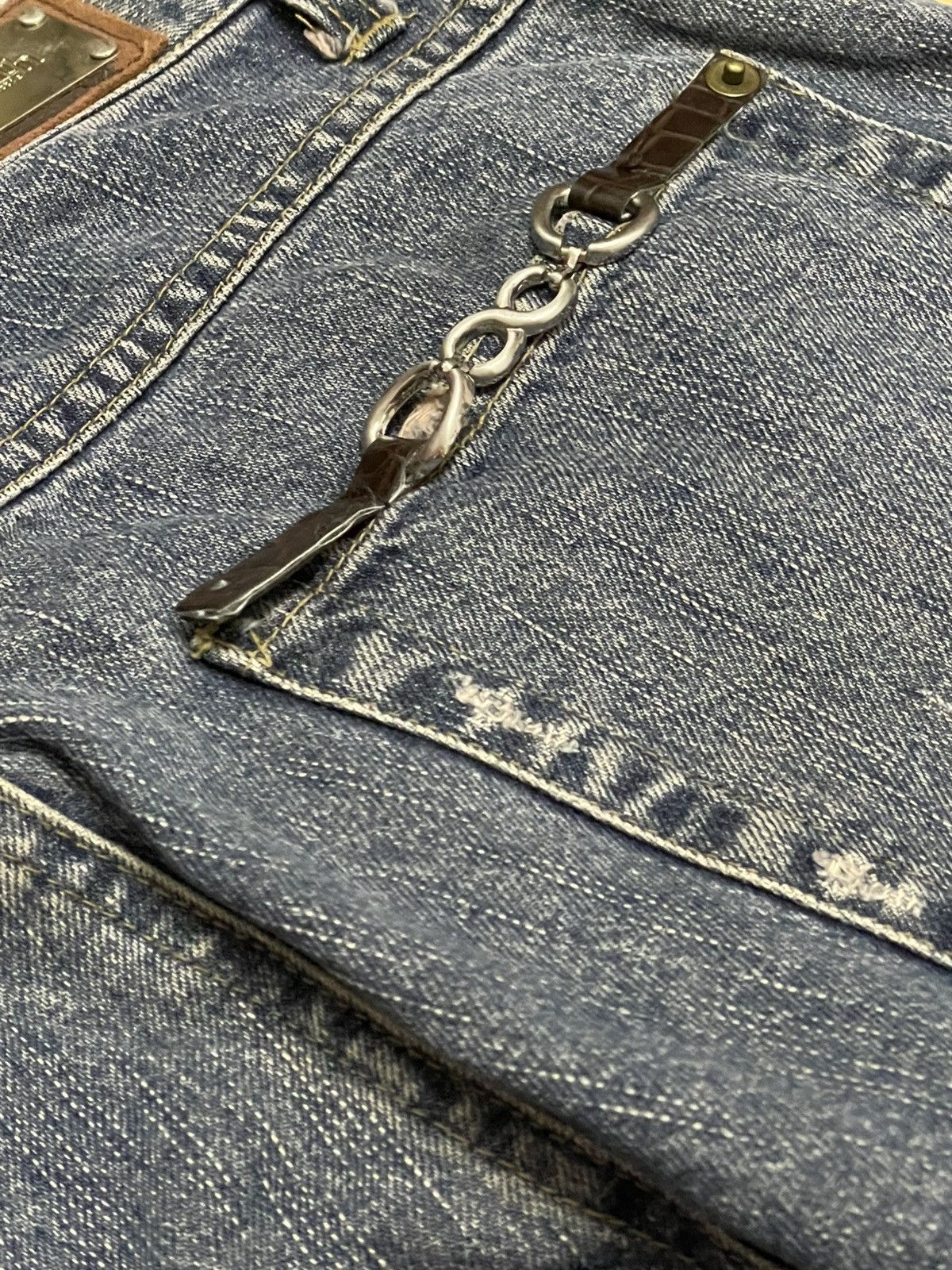 Designer × Japanese Brand × Vintage Vintage Japan Designer Growth The Attic Unique Denim Style Size US 30 / EU 46 - 12 Thumbnail