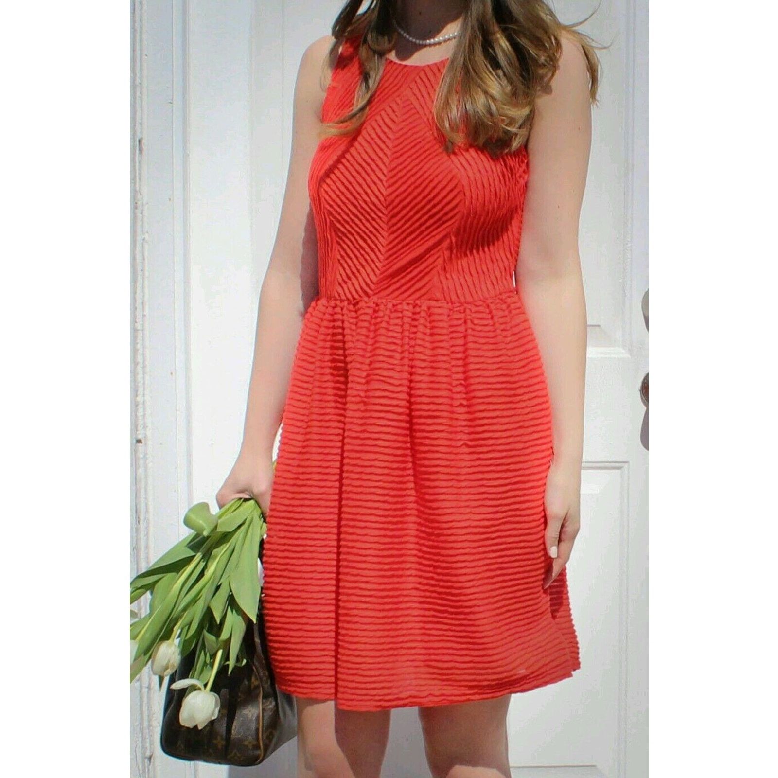 Anthropologie New Anthropologie Textured Tank Dress by Bordeaux $138 SMALL Size S / US 4 / IT 40 - 1 Thumbnail