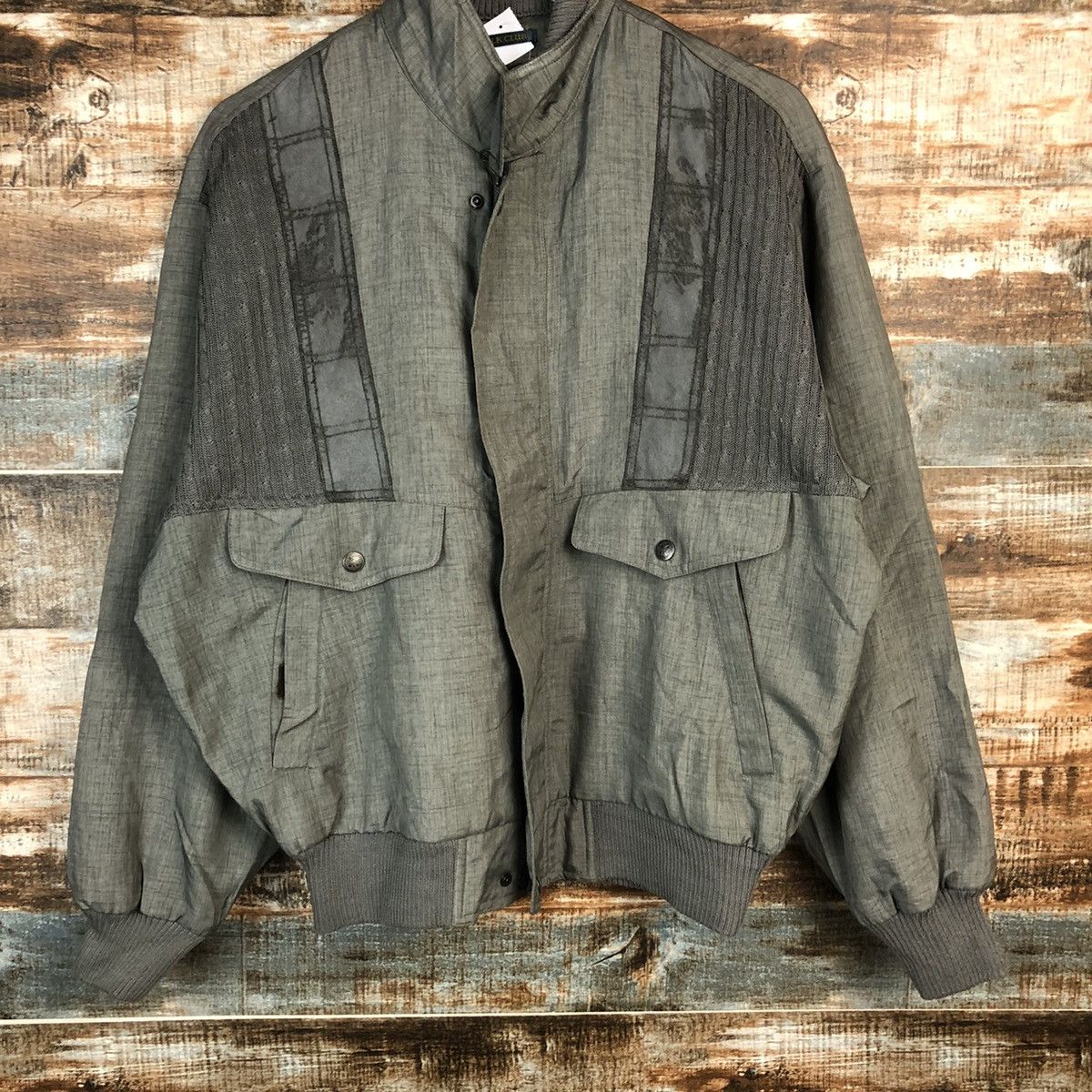 Gulk Club Grey vintage Jacket japan #A1608