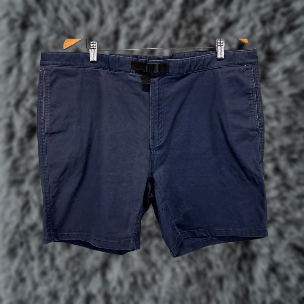 X-LARGE Bearded Goat Chino Shorts Mens XL Belted Outdoor Hiking Navy Blue Size US 36 / EU 52 - 1 Thumbnail