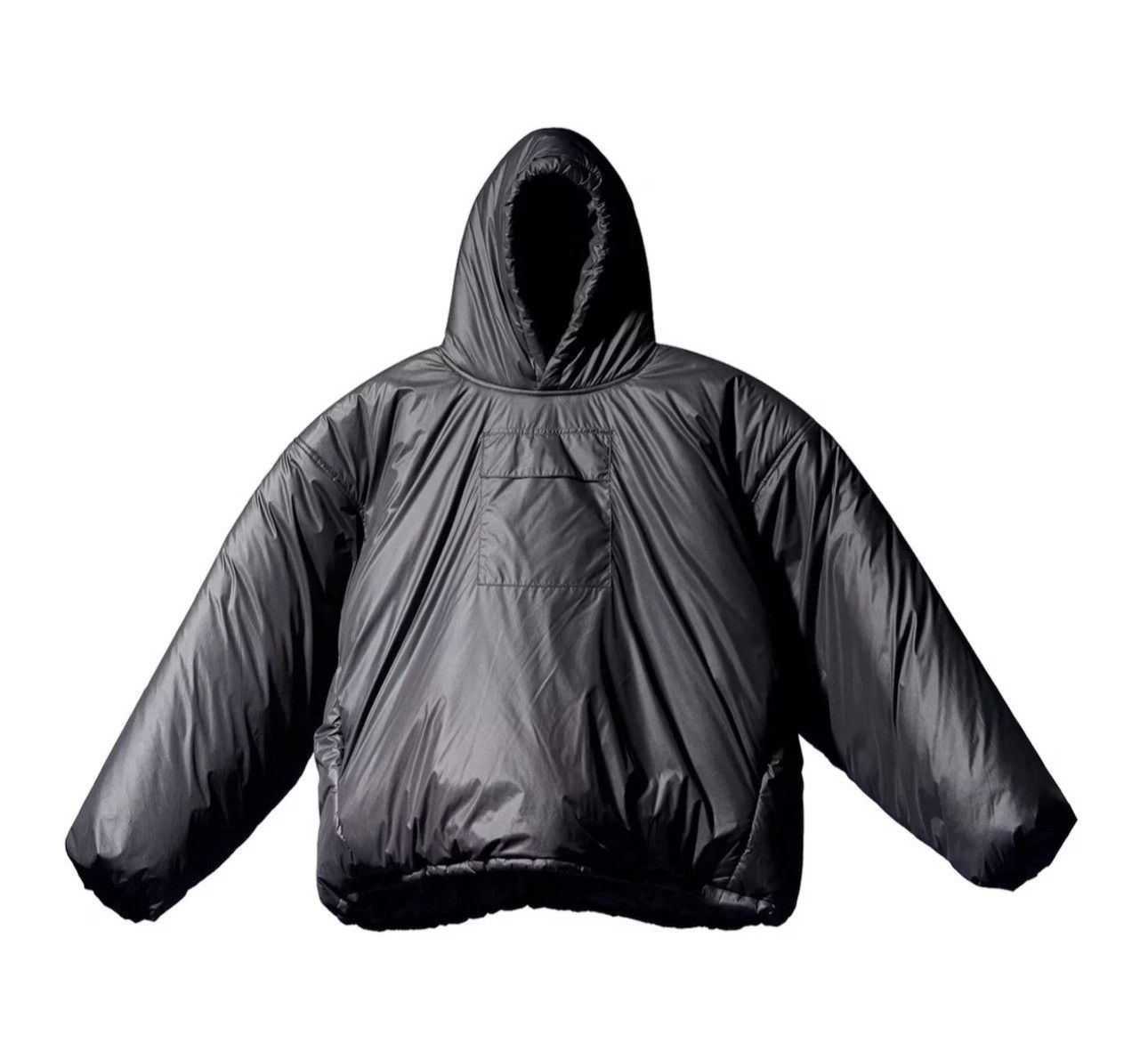 Yeezy Gap 81 Padded Hood Anorak Size Medium Black Balenciaga