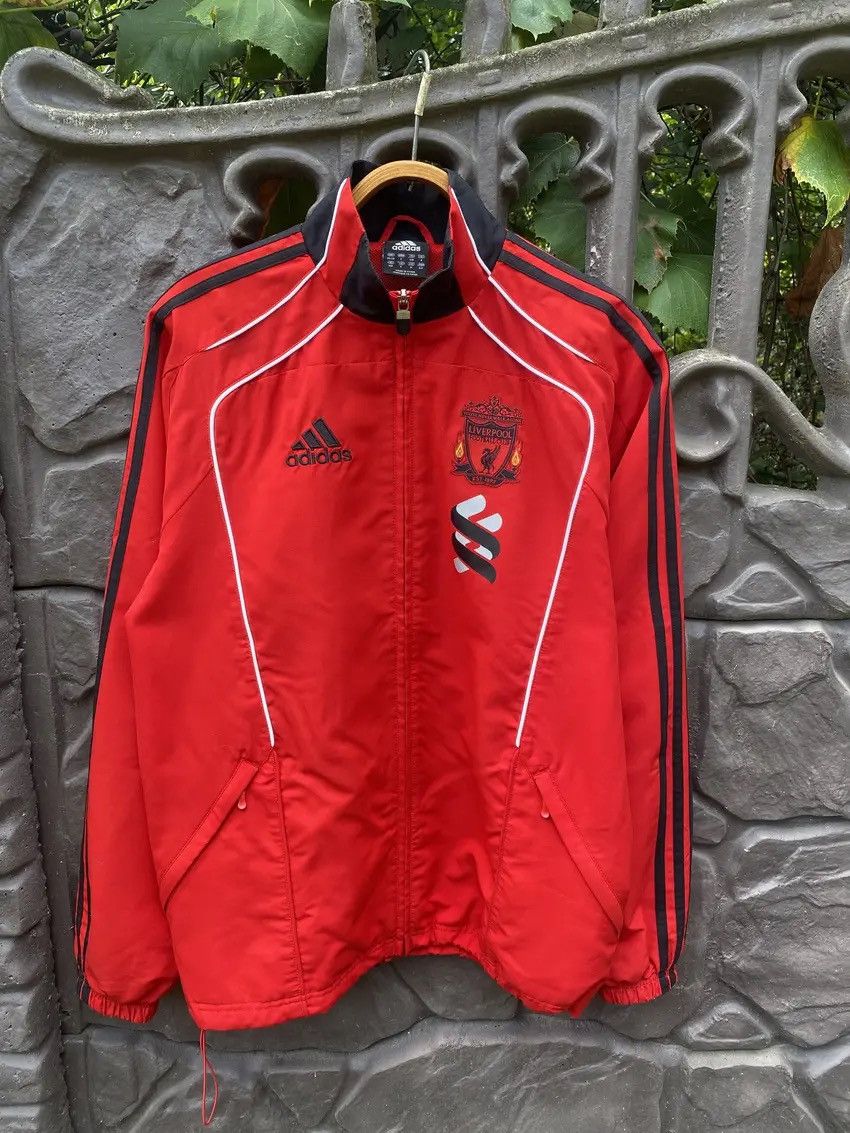 Adidas × Vintage Vintage Adidas Liverpool 2010 Football Track Jacket Size US S / EU 44-46 / 1 - 1 Thumbnail