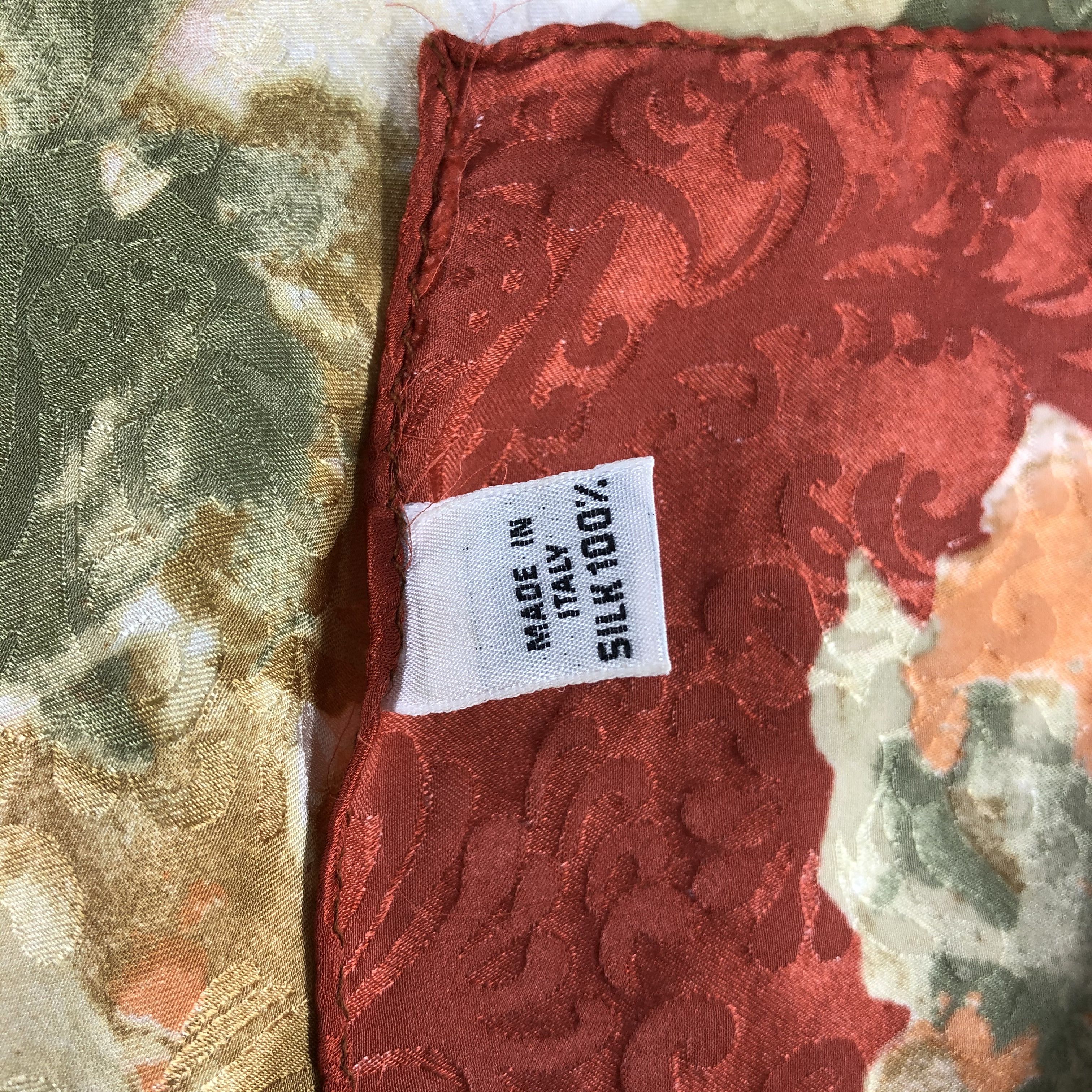 Vintage Vintage Lucrezia Silk Scarf Size ONE SIZE - 6 Thumbnail