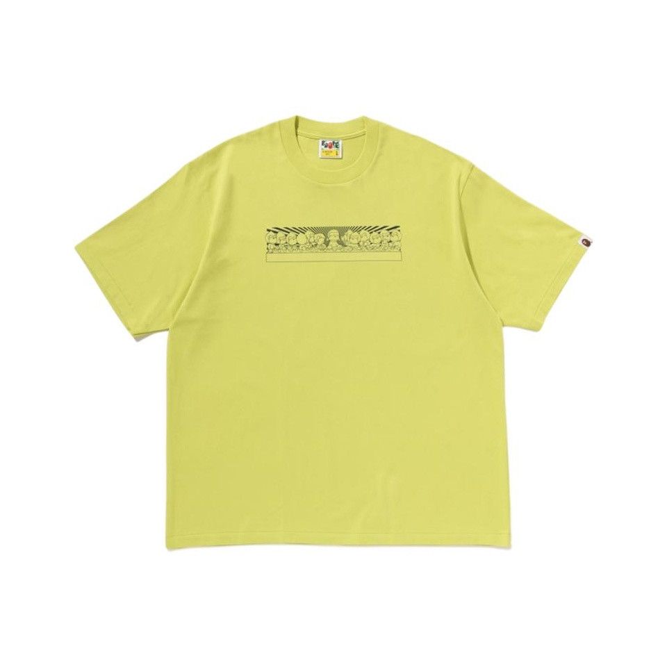 Bape A Bathing Ape Monkey Graphic T-Shirt Yellow Size L Size US L / EU 52-54 / 3 - 1 Thumbnail