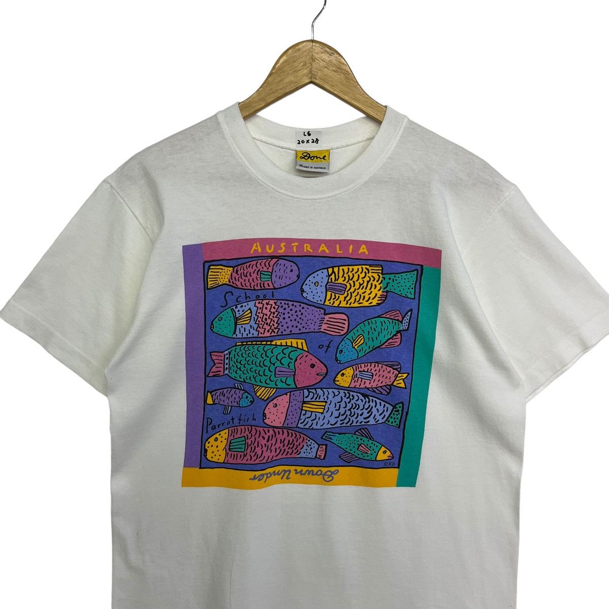 Vintage *Rare!! KEN DONE down under Australia fish printed Size US M / EU 48-50 / 2 - 2 Thumbnail