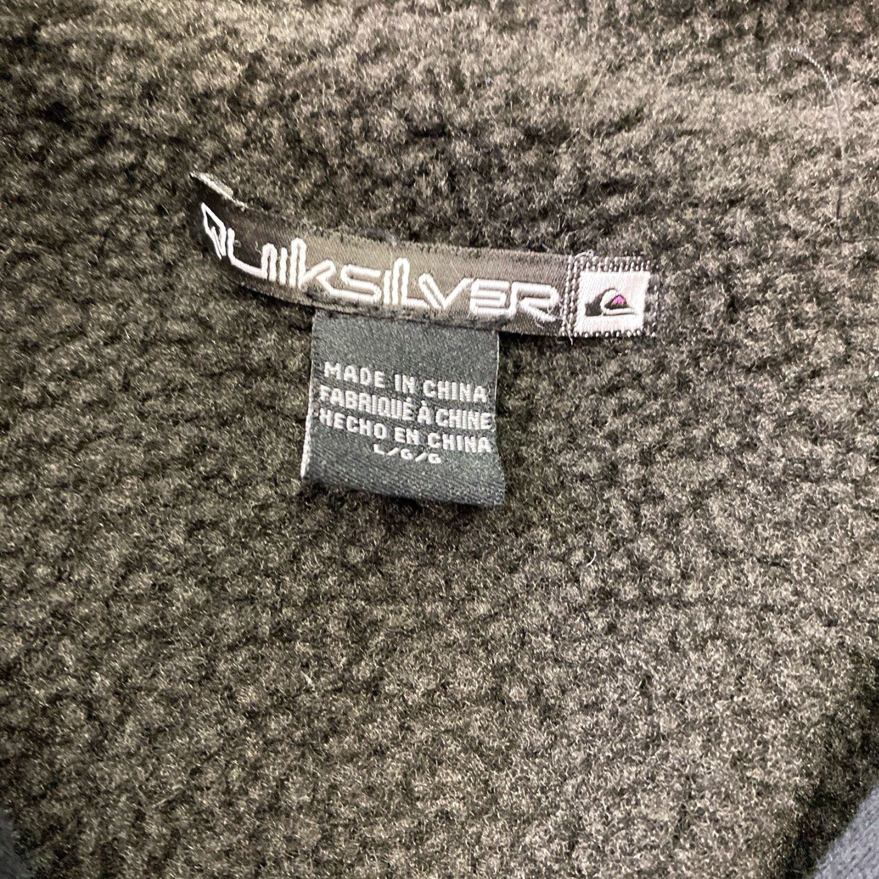 Quiksilver VINTAGE Quiksilver Hoodie Full Zip Men L Large Black Sherpa Lined Embroidered Logo 2000s Y2K Grunge Skate Size US L / EU 52-54 / 3 - 4 Thumbnail