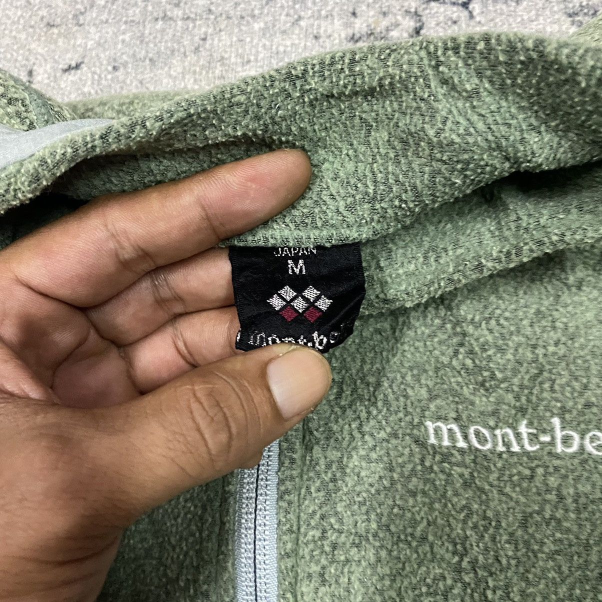 Montbell × Vintage Vintage Montbell Clima Strech Fleece Zipper Sweater Size S / US 4 / IT 40 - 4 Thumbnail