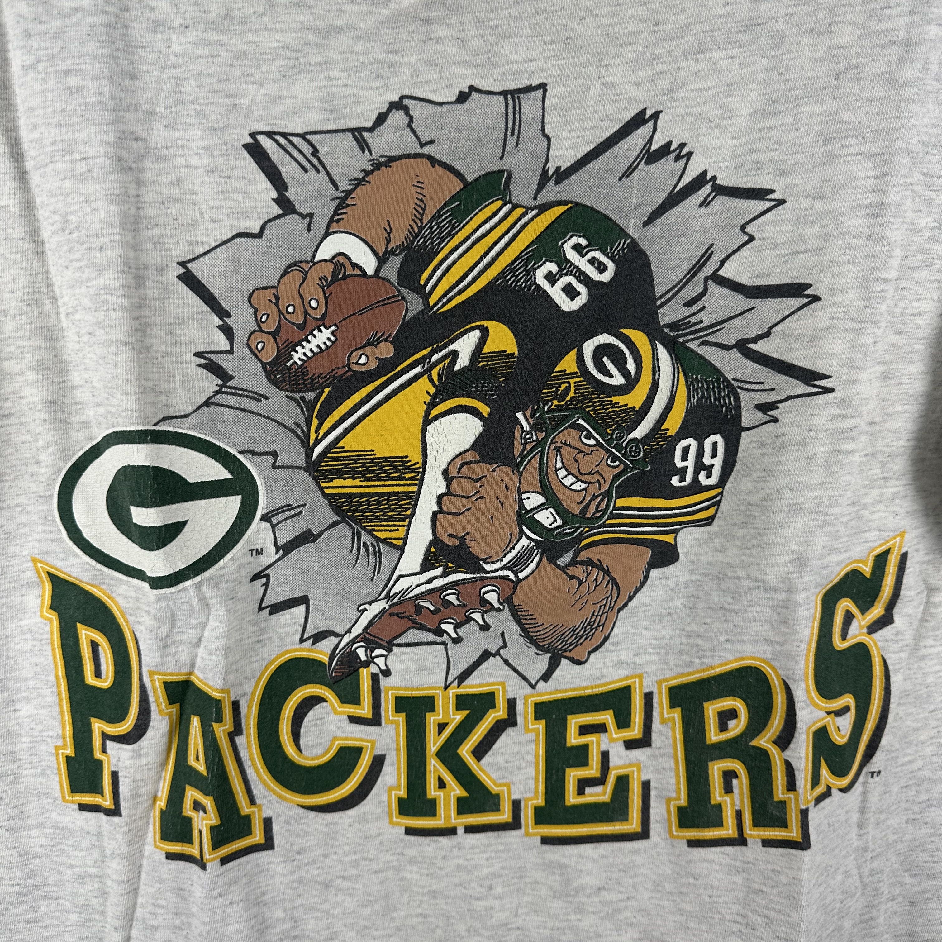 Vintage Vintage 1993 Green Bay Packers NFL Breakthrough T-Shirt Size US L / EU 52-54 / 3 - 2 Thumbnail