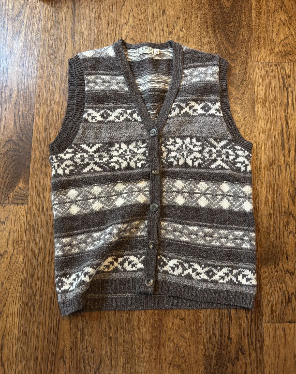 L.L. Bean Vintage L.L. Bean Sweater Vest Size US M / EU 48-50 / 2 - 1 Thumbnail