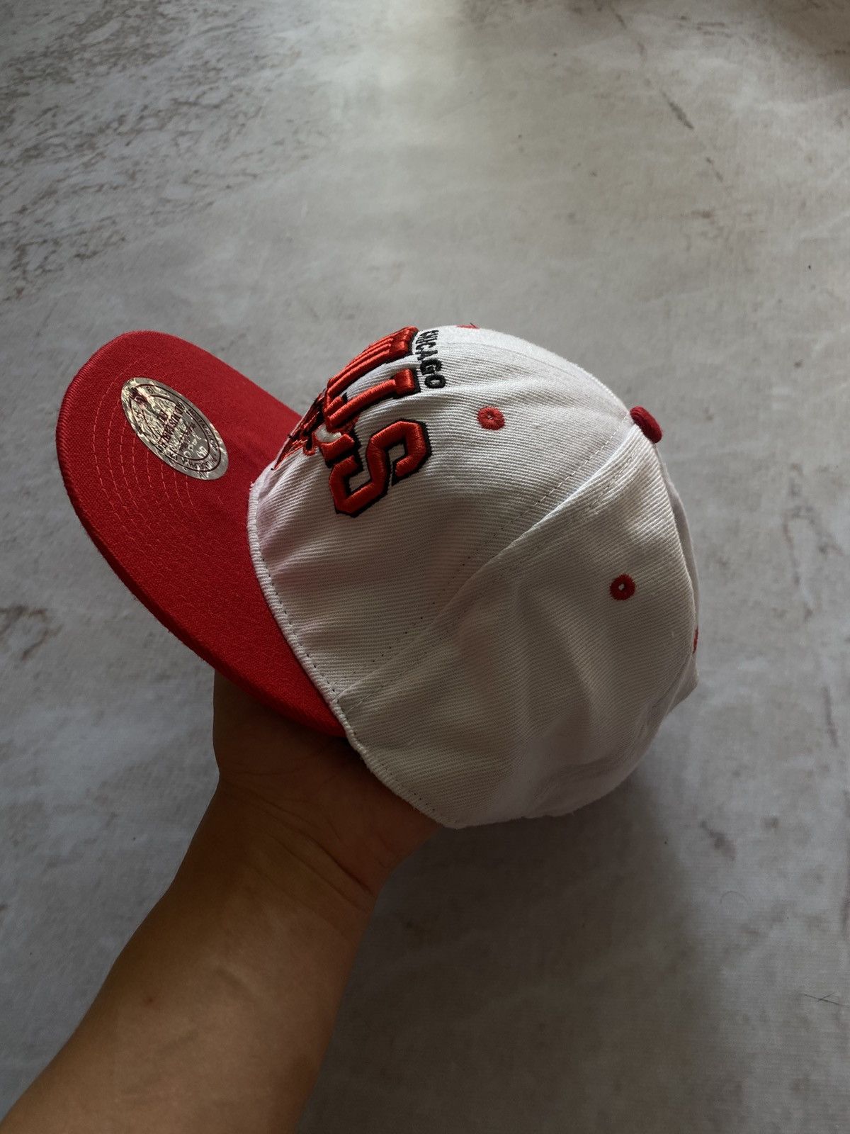 Mitchell & Ness × NBA Vintage Chicago Bulls Cap Mitchell & Ness NBA Hat Y2k RARE Size ONE SIZE - 4 Thumbnail