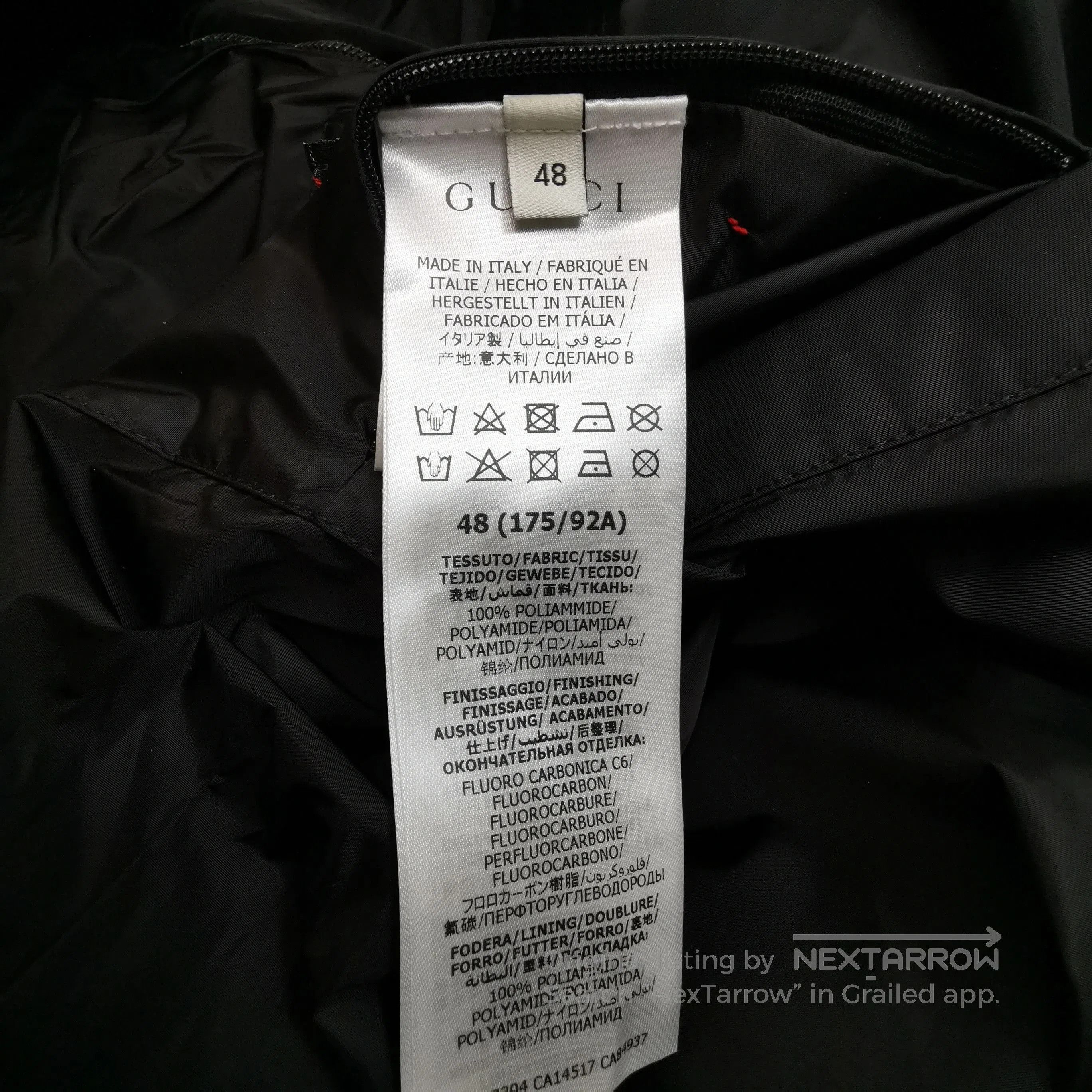 Gucci Gucci Letter Logo Hooded Jacket Size M. Size US M / EU 48-50 / 2 - 8 Thumbnail