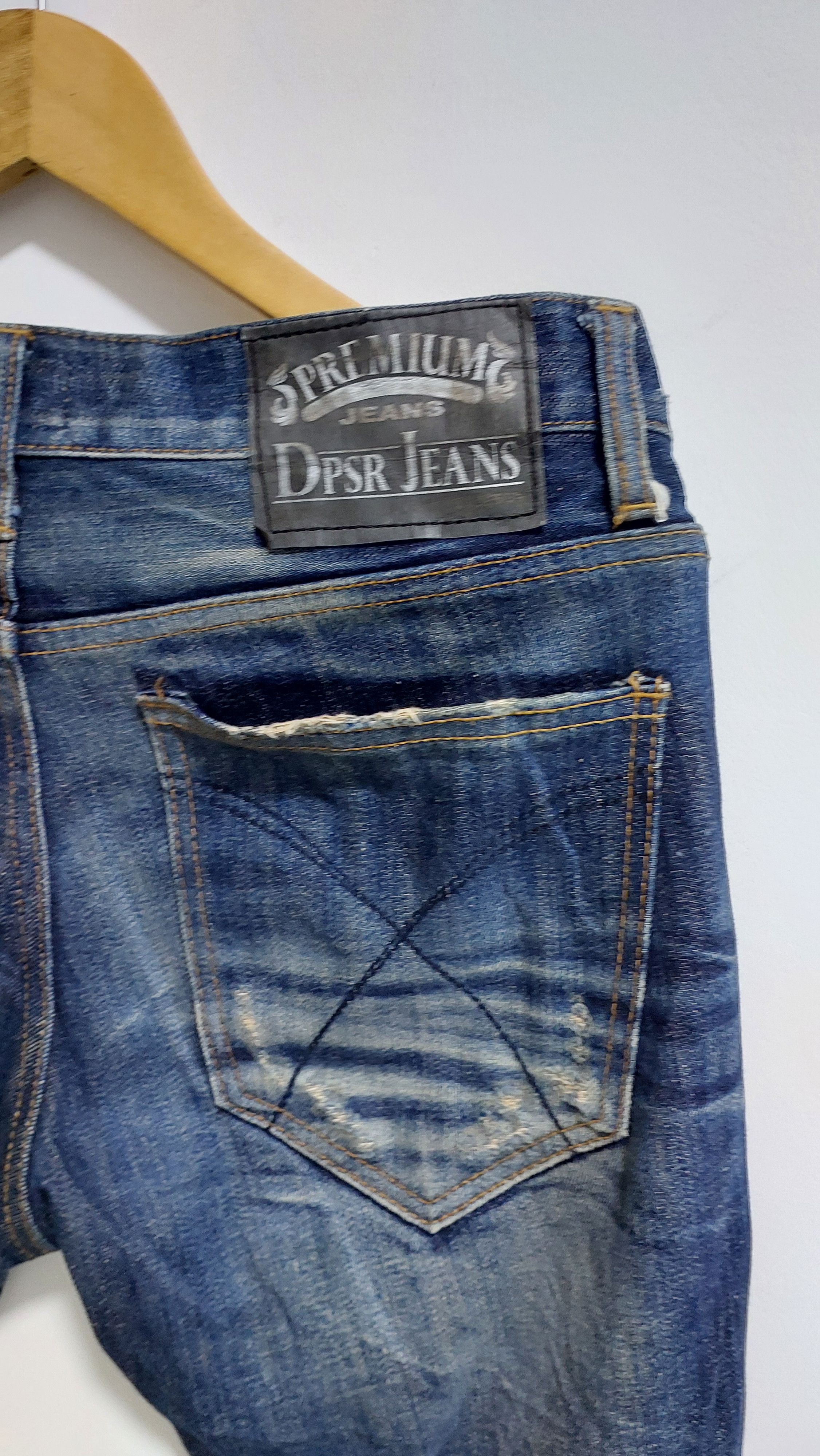 Japanese Brand DPSR DISTRESSED JEANS PANT Size US 32 / EU 48 - 5 Thumbnail