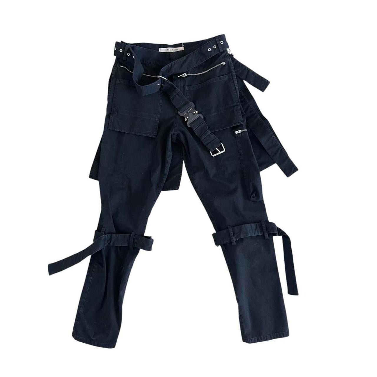 1017 ALYX 9SM 1017 ALYX 9SM Black Punk Jeans Size 25" / US 0 / IT 36 - 1 Thumbnail